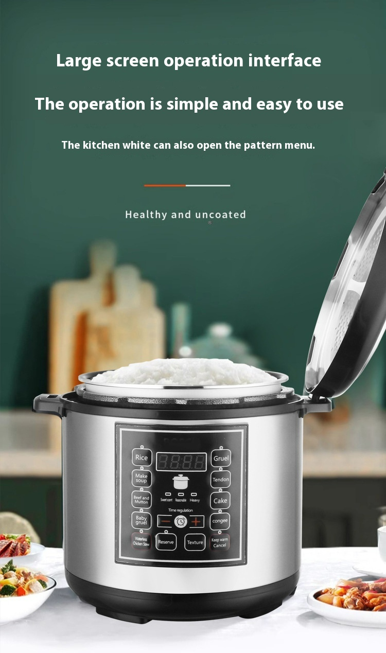 Lumora QuickCook 5L Electric Pressure Cooker - Multi-function cooker
