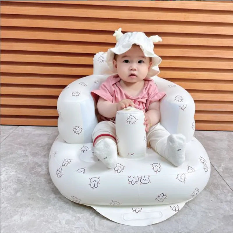 Lumora TinyThrone inflatable baby chair seat