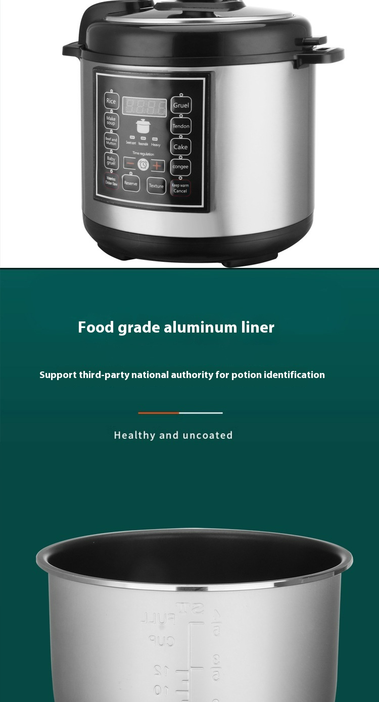 Lumora QuickCook 5L Electric Pressure Cooker - Multi-function cooker