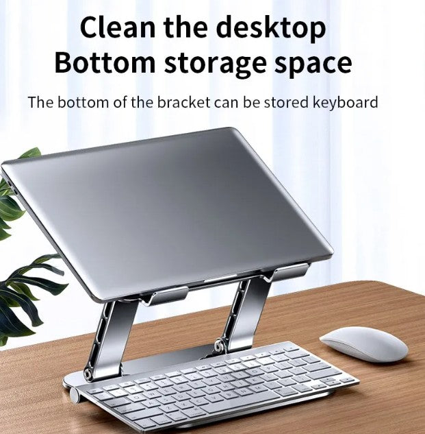 Lumora ElevateDesk Adjustable Laptop Stand - Ergonomic aluminum desk riser