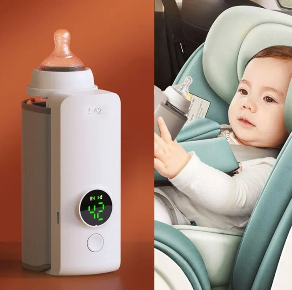 Lumora WarmFlow portable wireless baby bottle warmer