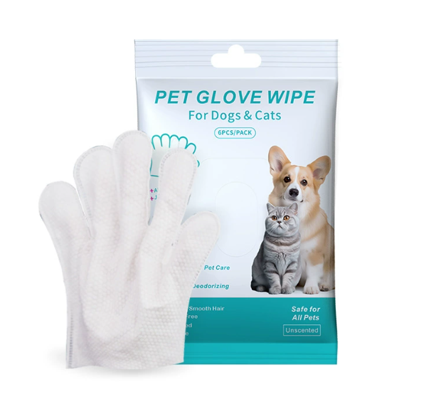 Lumora CleanPaws pet grooming cleaning gloves
