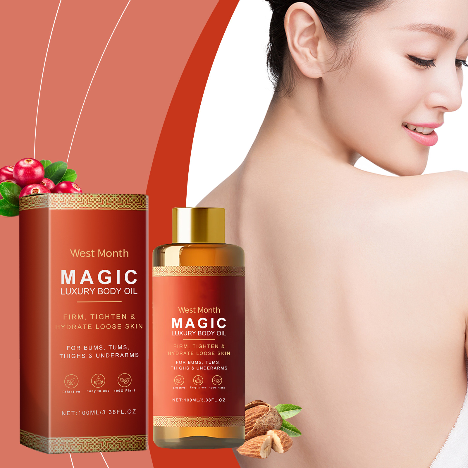 Lumora CalmSkin soothing calming body massage oil