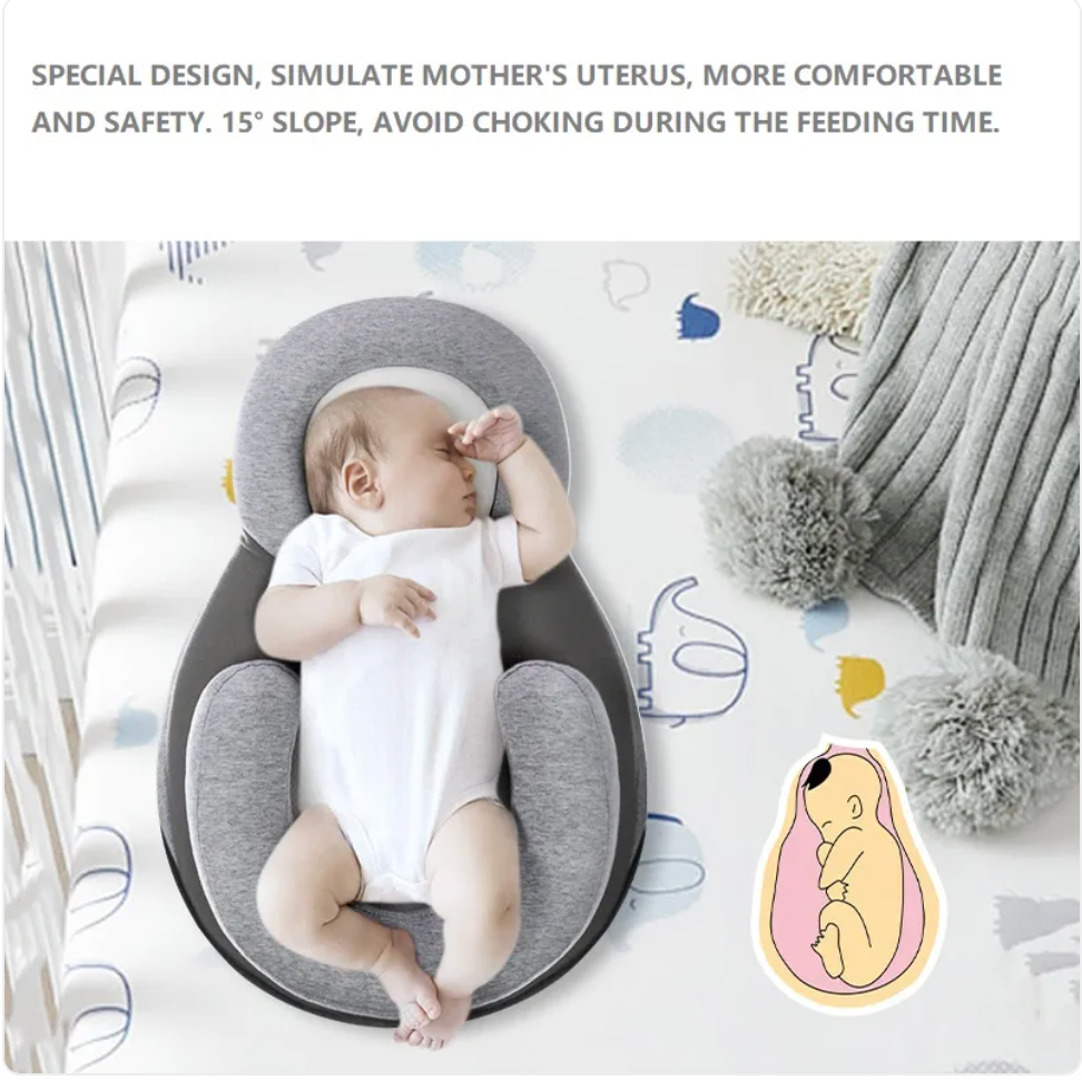 Lumora SoftNest baby anti-spit up incline pillow