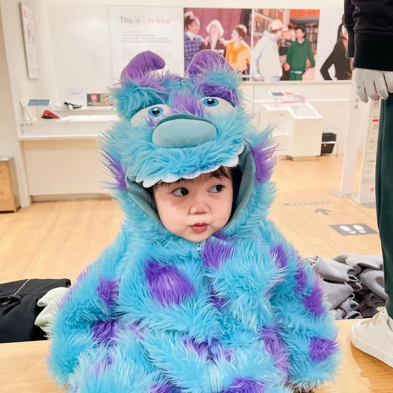 Lumora CuddlePal hooded animal baby jumpsuit onesie