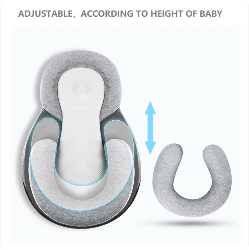 Lumora SoftNest baby anti-spit up incline pillow
