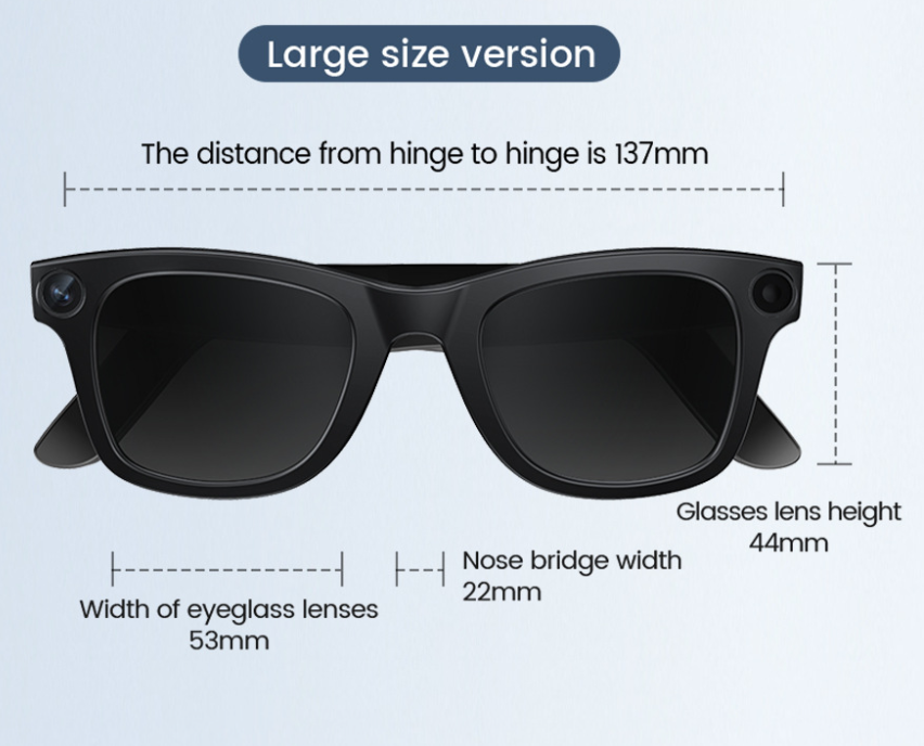 Lumora Vision AI smart glasses with built-in camera