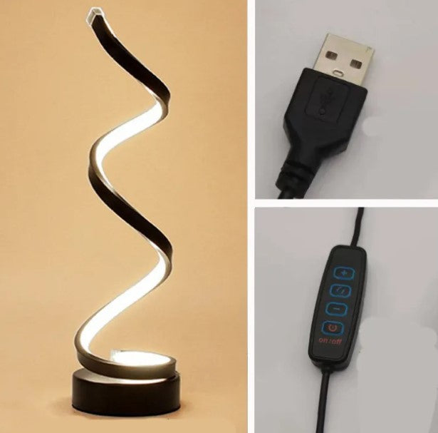Lumora AuraGlow Cordless Table Lamp - Rechargeable dimmable LED lamp